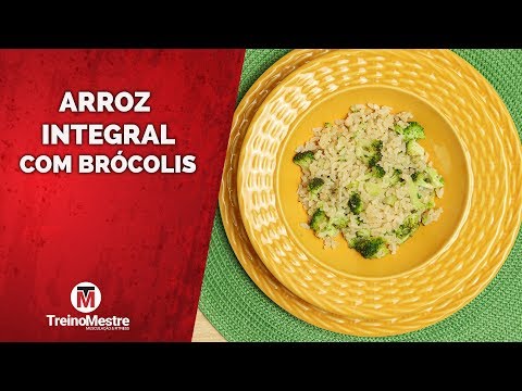 ARROZ INTEGRAL COM BRÓCOLIS - RECEITA FÁCIL!