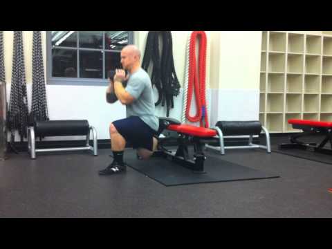 Dumbbell Goblet Bulgarian Split Squat