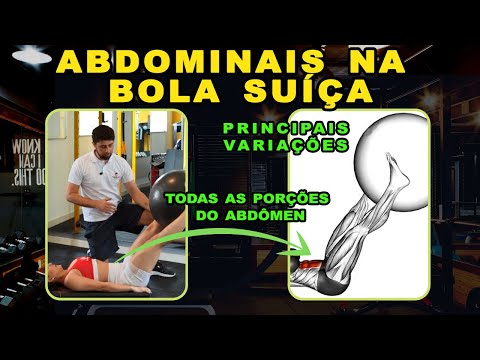 Abdominal na bola: Principais variações trabalhando todo o abdômen!