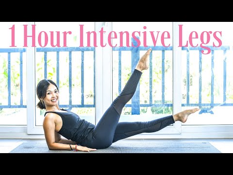 1 Hour Leg Slimming Pilates Workout | Pilates On Request