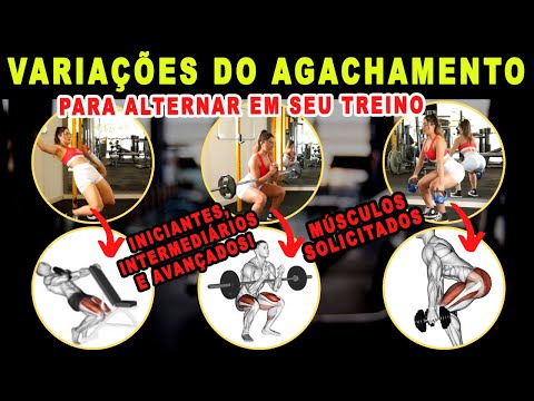 20 Tipos de Agachamento - Para alternar em seu treino!