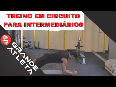 Circuito em casa com o peso do corpo - Para Intermediários