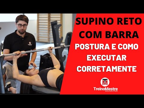 Supino reto com barra: Como fazer, Dicas e Postura