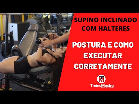 Supino inclinado com halteres: Como fazer, Dicas e Postura