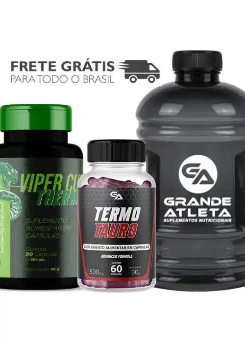 Combo emagrecimento potente com Termotauro e Viper Cut - Grande Atleta