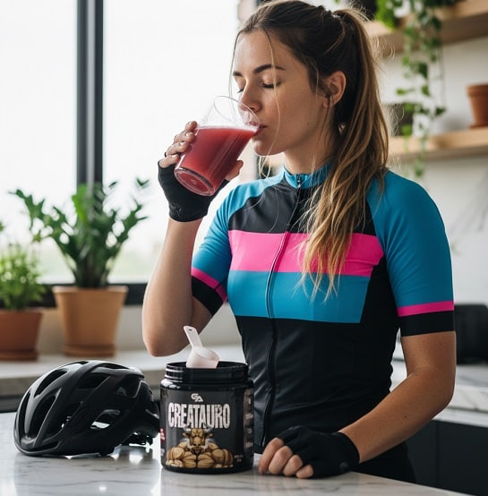 creatauro suplemento pre treino para ciclistas