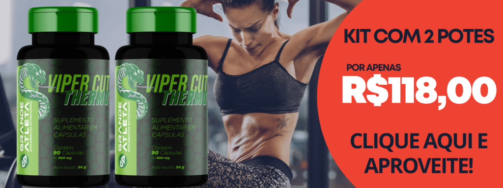 kit 2 potes viper cut thermo desconto