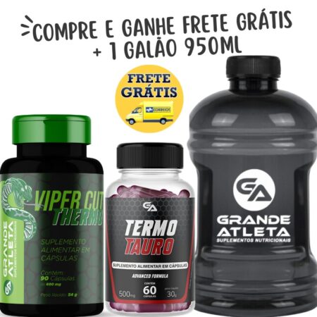 combo emagrecimento potente termotauro viper cut thermo