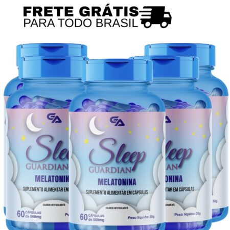Kit 5 Potes Sleep Guardian Melatonina com desconto + Frete Grátis
