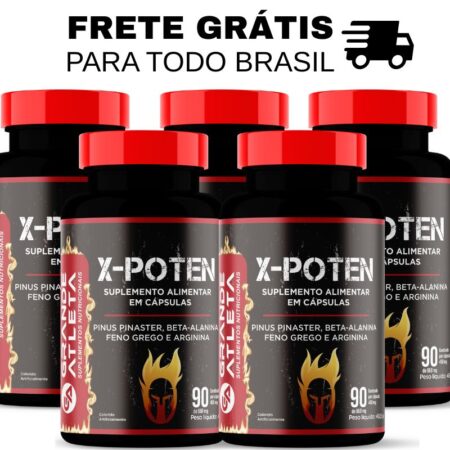 x poten 5 potes frete gratis