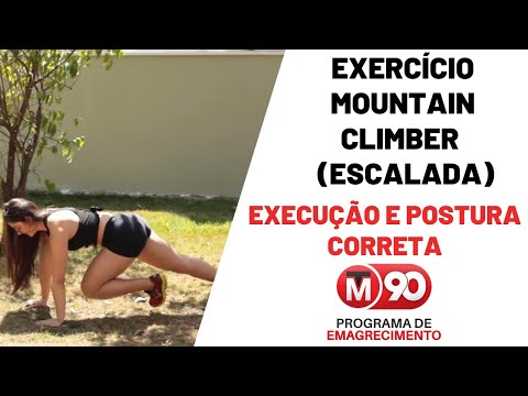 Exercício Mountain Climber - TM90 de Emagrecimento