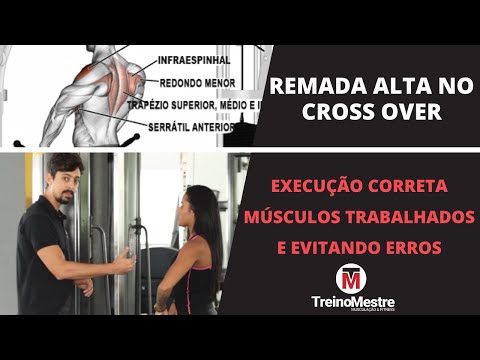 Remada alta no cross over: Execução, músculos e postura correta