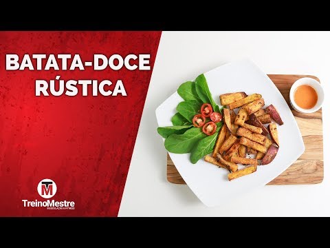 RECEITA FIT DE BATATA DOCE RÚSTICA ASSADA