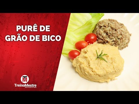 RECEITA DE PURÊ DE GRÃO DE BICO - EXCELENTE PARA DIETA!