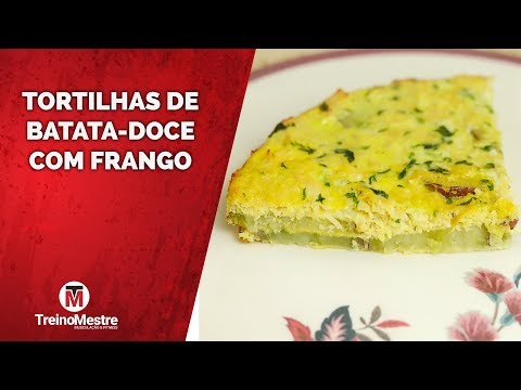 RECEITA DE TORTILHA DE BATATA DOCE COM FRANGO