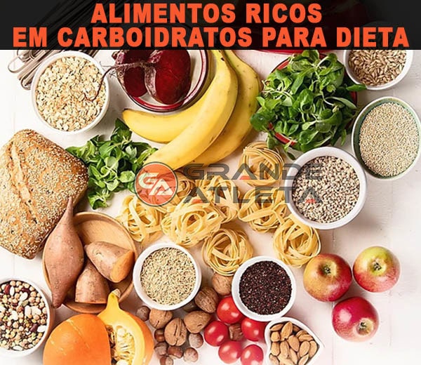 alimentos ricos em carboidratos