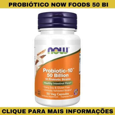 Probiótico now foods 50 bi